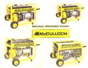 mcculloch generators